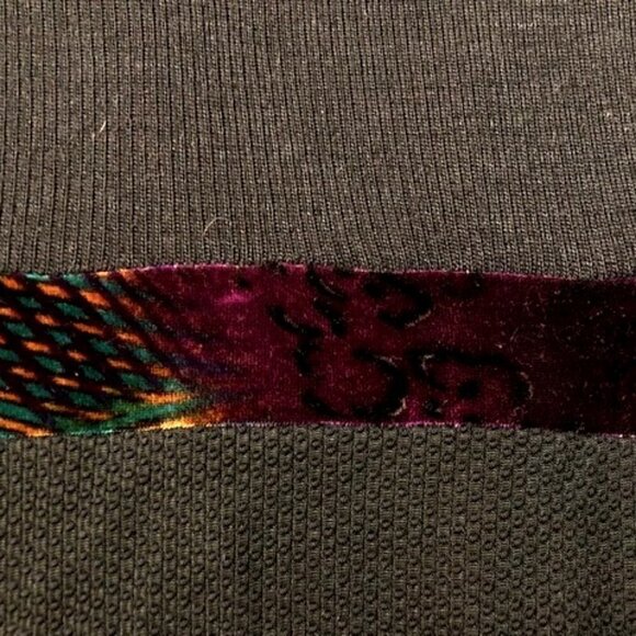 𝅺custo Barcelona Wool Blend Black Fitted Long Sleeve Dress - Picture 5 of 7